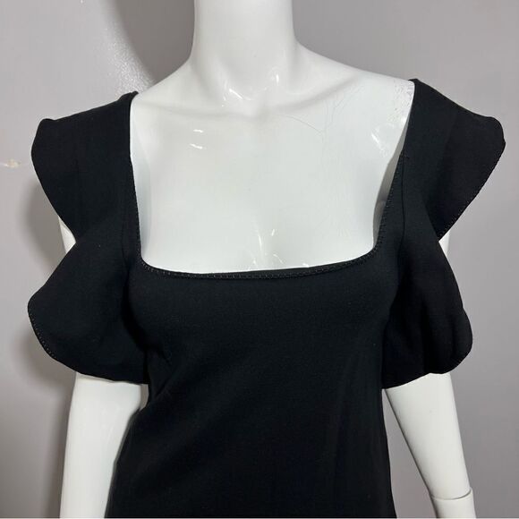 NWT French Connection Marie Square Neck Little Black Dress -- 6 - Picture 6 of 13